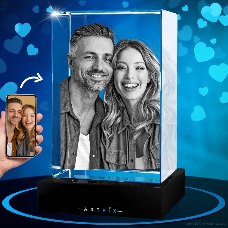 Best 3D Photo Crystal Rectangle – Picture in Glass Block